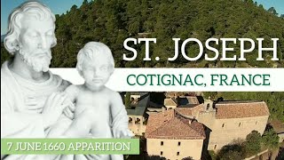 ST JOSEPH APPARITION  COTIGNAC FRANCE  1660 [upl. by Yorgo]