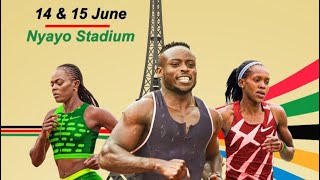 DAY1OLYMPIC TRIALS 2024 AT NYAYO NATIONAL STADIUM [upl. by Ecnahc]