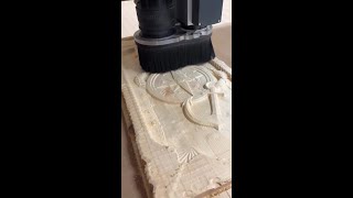 Swift CNC Router Carving Fine Detail on Wood [upl. by Netnert]