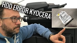 HDD KYOCERA Error c7100 TaskAlfa 3050ci [upl. by Arreip761]