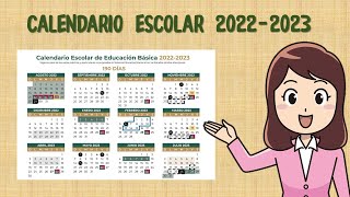 CALENDARIO ESCOLAR 2022 2023 [upl. by Marino771]