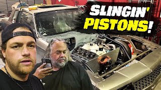 Building our own Big Block Chevy for our Garage Built Racecar Part 1 [upl. by Ahseenyt20]