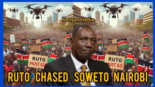 quotToka hapa Ruto na Uongoquot Ruto heckled amp chased like a thief in Soweto Nairobi today [upl. by Ahsrat]