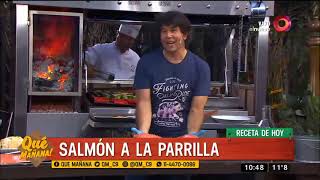 Receta de hoy Salmón a la parrilla [upl. by Konopka]