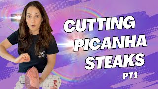 How to cut picanha steaks from a whole top sirloin cap [upl. by Egwan]