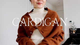 12 WAYS TO WEAR A CARDIGAN  How to style cardigans creative ways to style a cardigan [upl. by Franzoni]