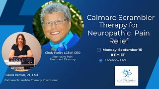 Calmare Scrambler Therapy for Neuropathic Pain Relief holistichealth painrelief [upl. by Arhsub]