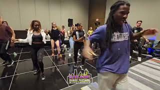 💜 Bailame AfroLatin Dance Festival 📍Minneapolis Minnesota 🕺🏾Hiphop class with [upl. by Hylan]