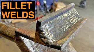 Fillets Welds  Multipass 7018 All the Way Out [upl. by Adnulahs312]