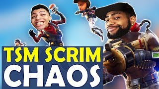 TSM SCRIMS  CHAOS amp PROS ALL AROUND  Fortnite Battle Royale [upl. by Cohbath]