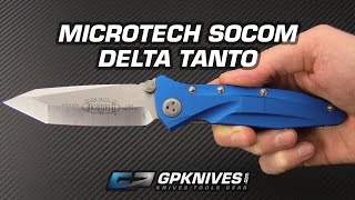 Microtech Socom Delta Tanto Overview [upl. by Selie]