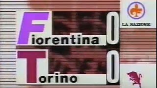 FiorentinaTorino 00 del 19 Maggio 1991 dalla quotDomenica Sportivaquot Mondonico Lazaroni [upl. by Merlina356]