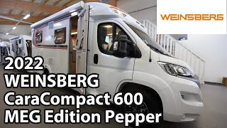 WEINSBERG CaraCompact 600 MEG Edition Pepper 2022 Motorhome 675 m [upl. by Enitsirhk]