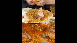 SPICY CHICKEN SEZWAN MUTTON GRAVY TURKISH CHIKEN mukbang satisfyingbites food smallbites eating [upl. by Enyawed]