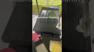 Blackstone Griddle Cleaning blackstone blackstonegriddle trending viral fyp shorts [upl. by Ydaj]