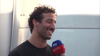 Daniel Ricciardo Post Race Interview Sky Sports Belgian Grand Prix 2024 [upl. by Allen662]