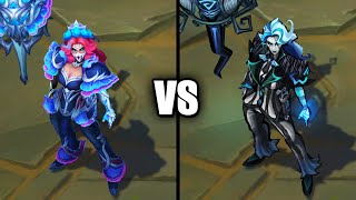 La Ilusion Renata Glasc VS Fright Night Renata Glasc Skins Comparison League of Legends [upl. by Niletac]