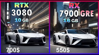 RX 7900 GRE vs RTX 3080 comparison in 50 games at 1440P [upl. by Eerehs]