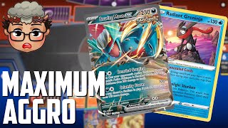 Roaring Moon ex and Radiant Greninja are a BRUTAL COMBO  Pokemon TCG Deck List  Matches [upl. by Ailet873]