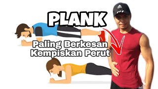 Cara buat senaman plank untuk kempiskan perut [upl. by Aemat]