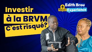 Investir à la Bourse BRVM Estce risqué  Brice Kouao [upl. by Nylhsa]