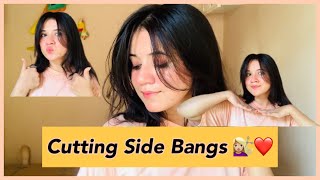 Eid Grooming Essentials  Haircut amp Bangs Tutorial 😍 [upl. by Garnette]