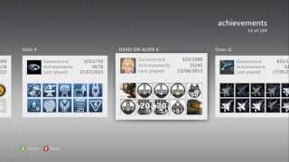 My Xbox 360 achievements and games [upl. by Nilsoj]