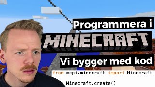 Programmera i Minecraft med Python  Så gör du [upl. by Aneekas]