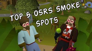 YOUR Top 5 OSRS Smoke Spots [upl. by Nohsar]