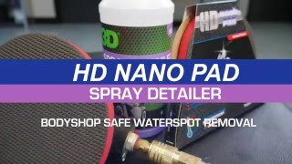 How to use SPRAY DETAILER as a lubricant with a NANO CLAY PAD [upl. by Yelrah578]