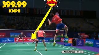 20 Fastest SMASHES in Badminton [upl. by Frans]