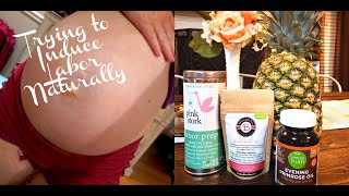 HOW I NATURALLY INDUCED MY LABOR 39 WEEKS PREGNANT VLOG BABY WATCH [upl. by Peadar]