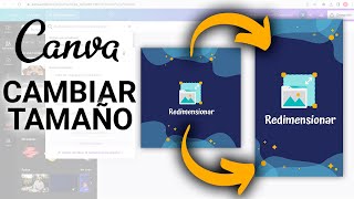 Como Redimensionar o Cambiar tamaño de Diseño en Canva [upl. by Anitel]