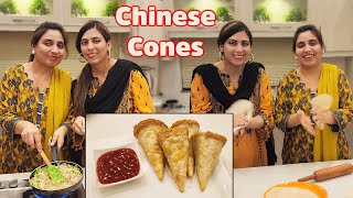 Chinese Cones Ramadan Recipe With Maryam  Kitchen With Amna [upl. by Nirak37]