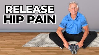 RELEASE Hip Pain Fast With FOCUSED Stretches Any Age [upl. by Bowra296]