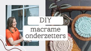 DIY Macrame onderzetters  Tutorial [upl. by Edroi223]