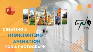 PP Tutorial  How to make a photo highlight animation with powerpoint  tutorial design [upl. by Merp]