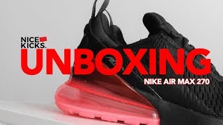 UNBOXING NIKE AIR MAX 270  REVIEW [upl. by Vivi786]