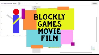 Blockly Oyunlar Film Oyunu  Blockly Games Movie 1 2 3 4 5 6 7 8 9 10 Level Answers [upl. by Annal]