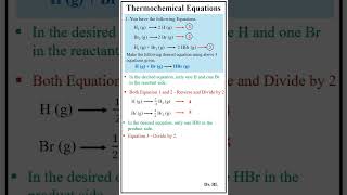 Thermochemical Equations [upl. by Araf]