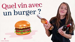 Quel vin boire avec un burger  🍔 Accords mets amp vins [upl. by Prevot495]