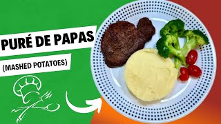 Como hacer el Perfecto Pure de Papas  How to make the Perfect Mashed Potatoes [upl. by Suirauqram]