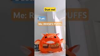 REESES PUFFS EAT EM UPcandy squishmallows duet [upl. by Aleyam]