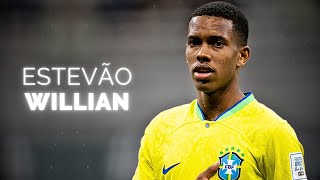 Estevão Willian quotMessinhoquot  Brazilian Wonderkid  2024 [upl. by Cathee]