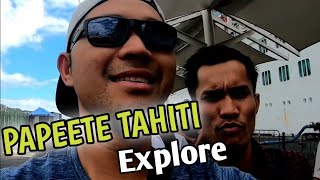 Cruise Ship vlog in PAPEETE TAHITI  French Polynesia [upl. by Elleirda812]