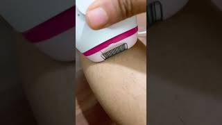 Philips review Hair removal at home Philips BRE23500 Corded Epilator for gentle hair removal [upl. by Ariaic]