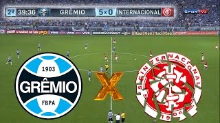 GRENAL 407  Grêmio 5 x 0 Internacional  Melhores Momentos  Campeonato Brasileiro 2015 [upl. by Dlorej]