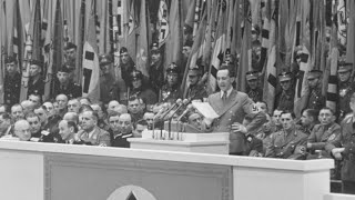 Joseph Goebbels speech on the 10th Anniversary of the Seizure of Power January 30 1943 [upl. by Patrizia100]