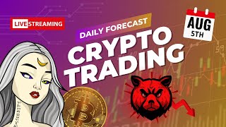 BTC dropped below 50k Live Crypto Trading Aug 5th 2024 [upl. by Mihar370]