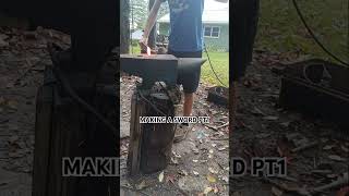 First video of a series handmadesword skyrim forging swordartonline blade handmade [upl. by Ainollopa]